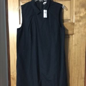 Sleeveless black dress